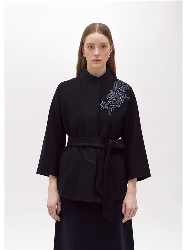 BLUGIRL Overcoat Deep night