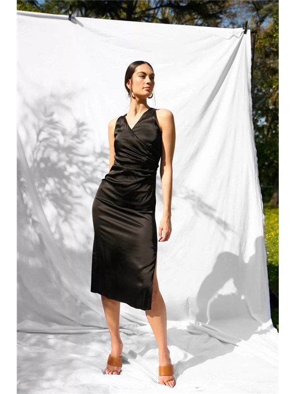 KAOS Midi dress Black