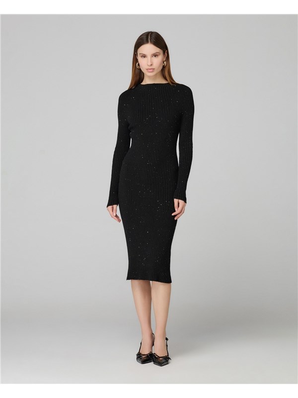 HINNOMINATE Abito midi Nero