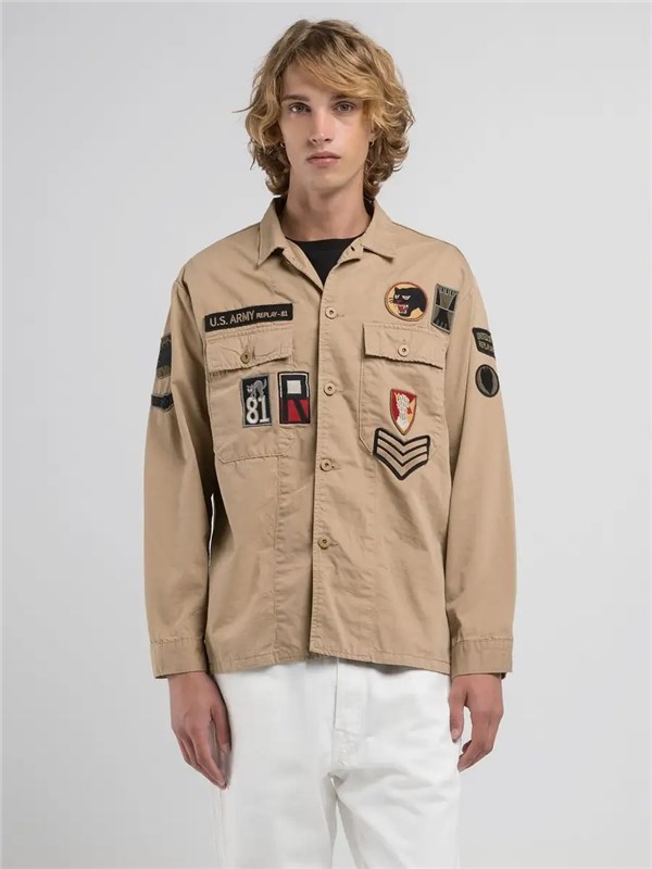 REPLAY Giacca Khaki