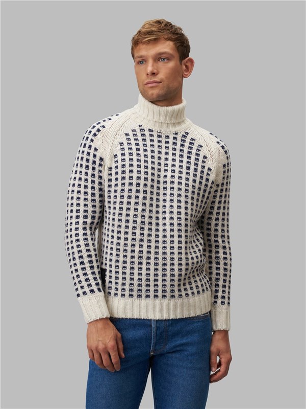 Blauer Sweater 