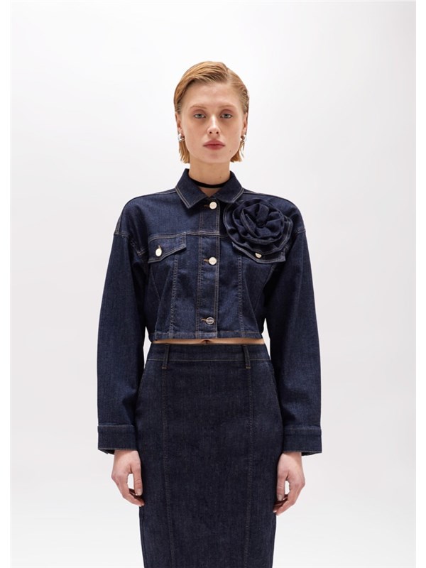 BLUGIRL Giubbino Den.blue dark wash