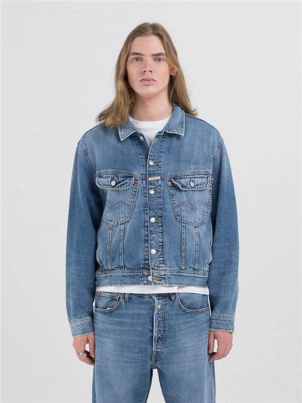 REPLAY Coat Medium blue