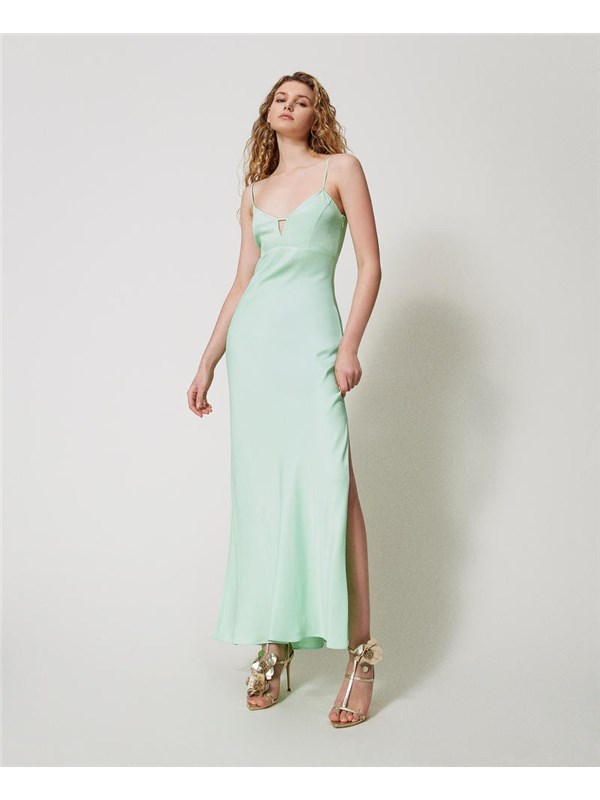 TWINSET Abito lungo Mint