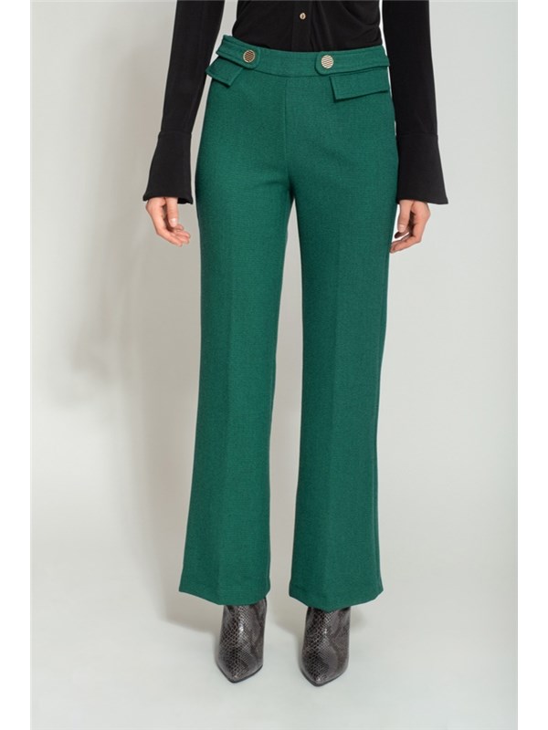 GOA GOA Pantalone Emerald green