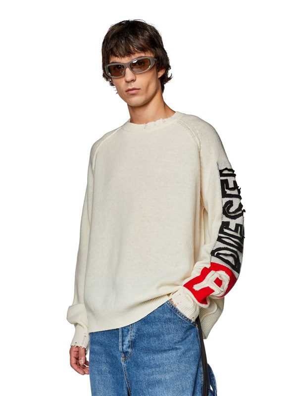 DIESEL Sweater white