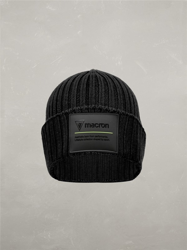 Macron Berretto Black