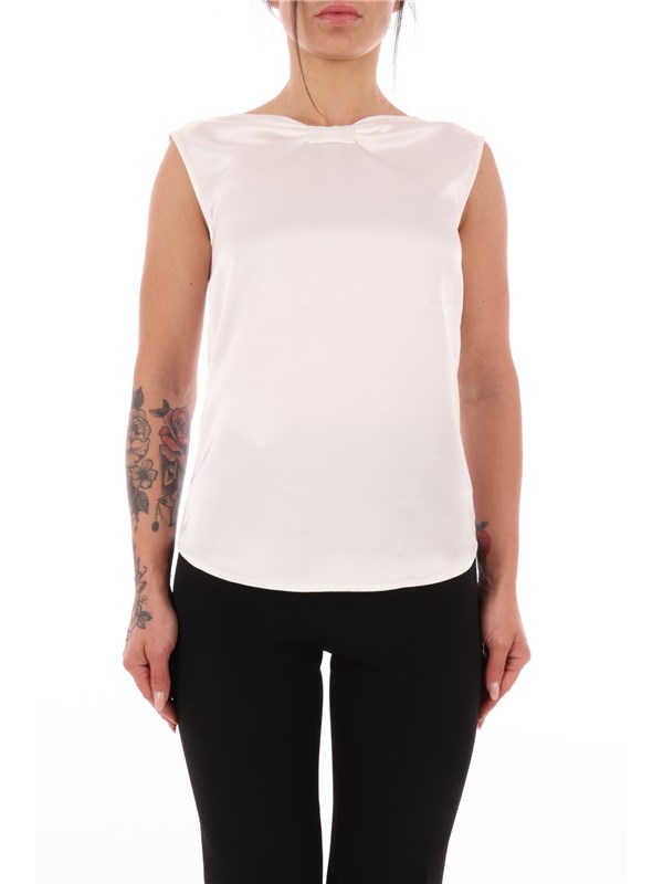 Emporio Armani Top Silk white