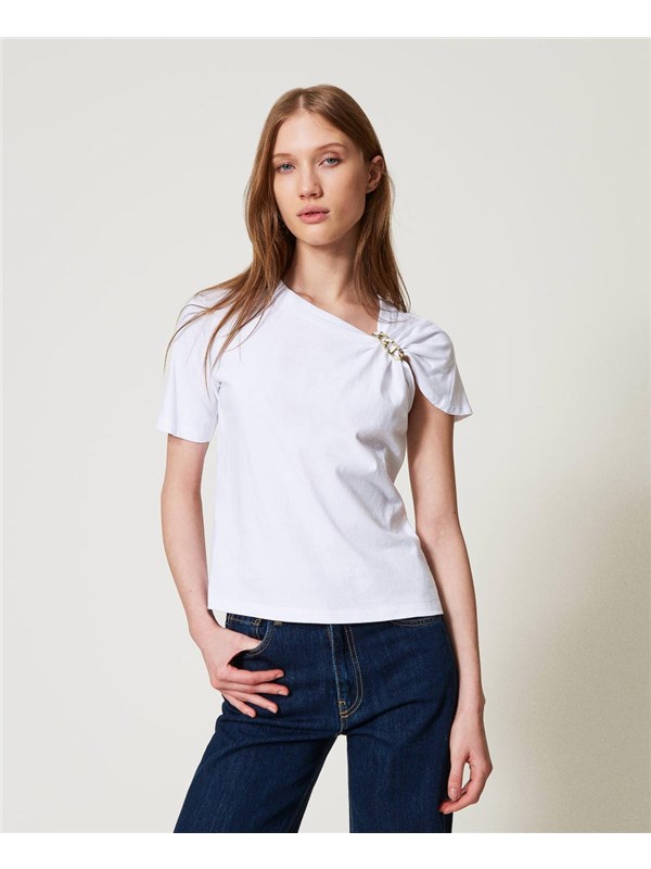 TWINSET T-shirt Bianco ottico