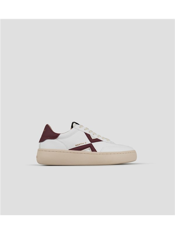Alexander Smith Sneakers White dark red