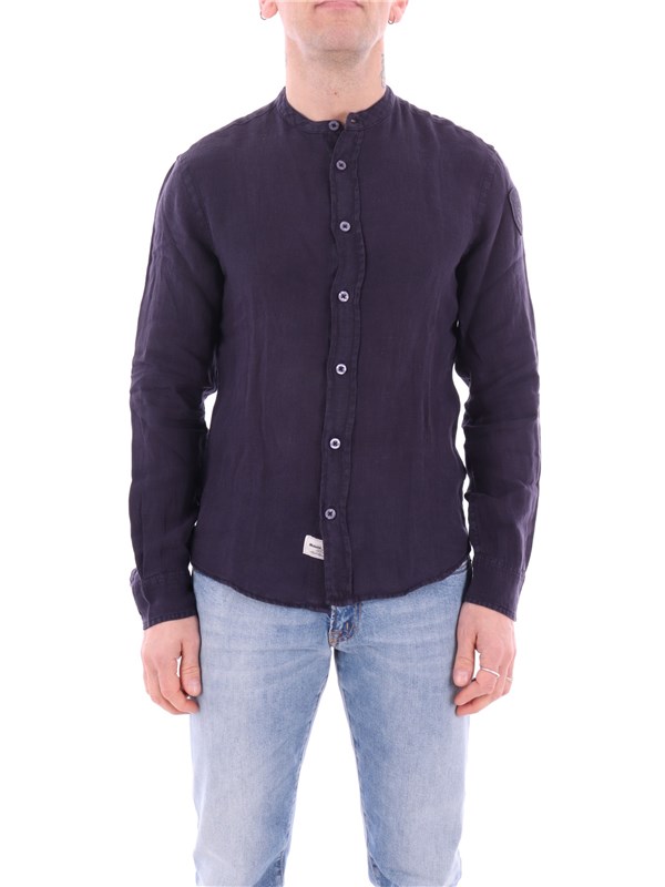 Blauer Shirt Blue