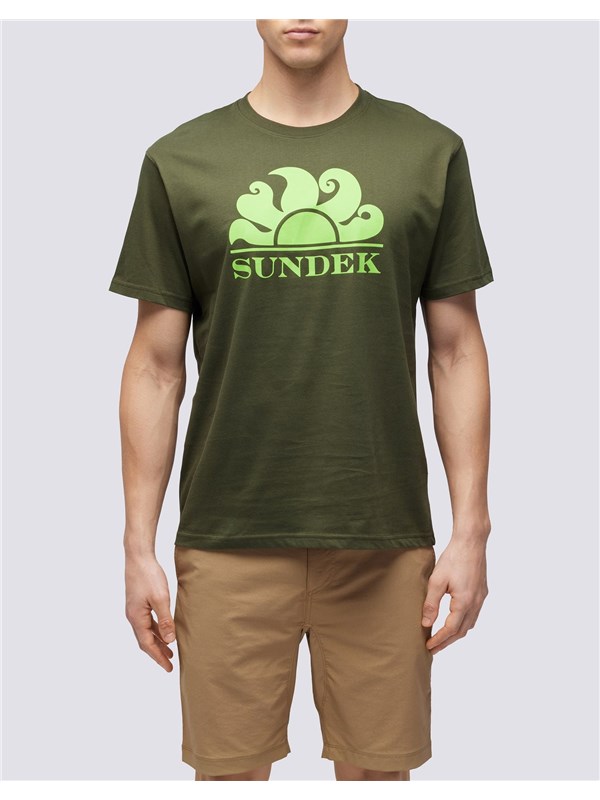 SUNDEK T-shirt Dark ar. green 04