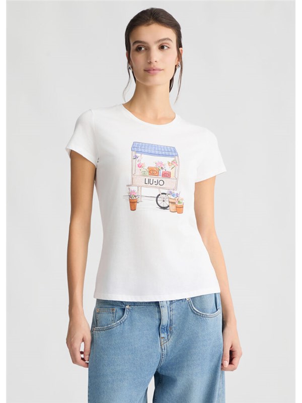 LIU  JO T-shirt Bco liujo street sho
