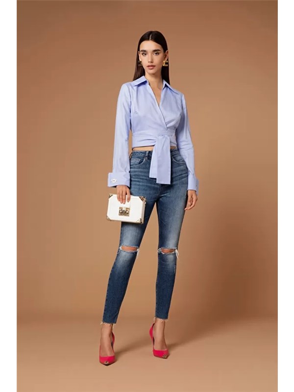 Elisabetta Franchi Jeans Blue denim