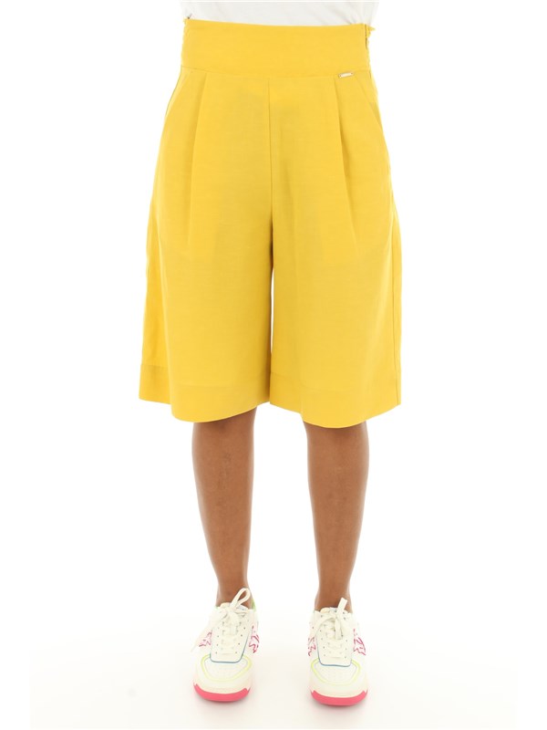LIU  JO Bermuda shorts Light yellow