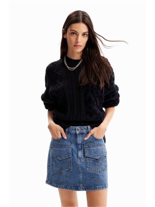 Desigual Sweater Negro