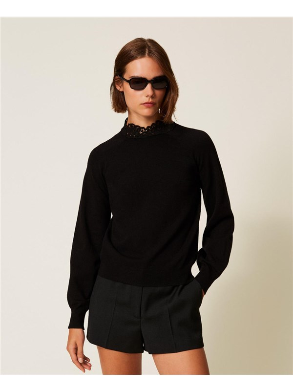 TWINSET Maglia Nero