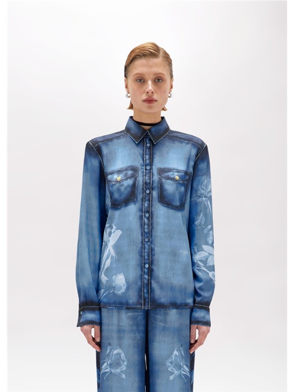 BLUGIRL Camicia Indigo shirt