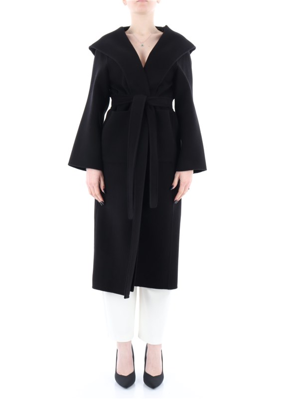 Pinko Overcoat Black