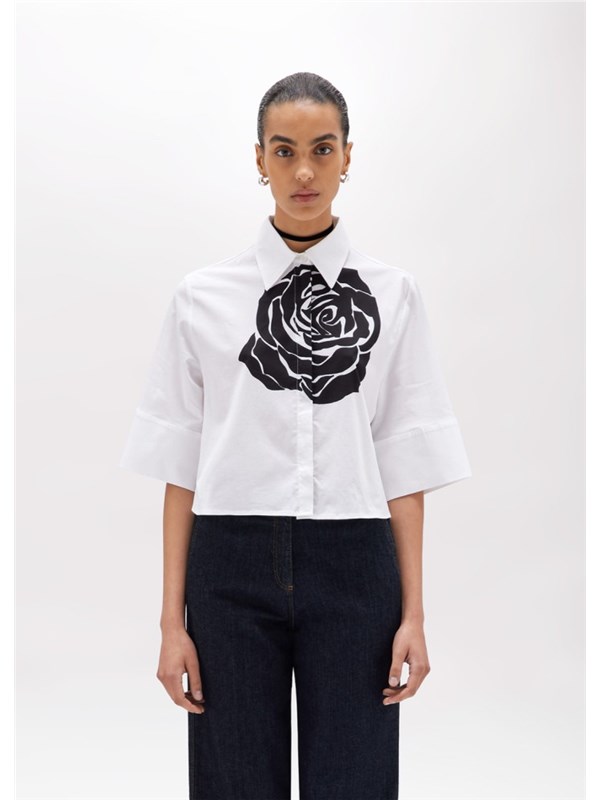 BLUGIRL Camicia Maxi black rose