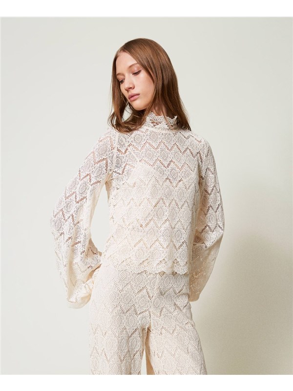 TWINSET Blusa Delicate beige