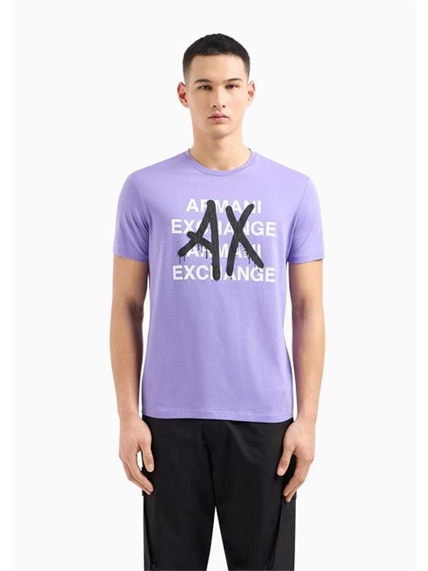 Armani Exchange T-shirt Dahlia purple