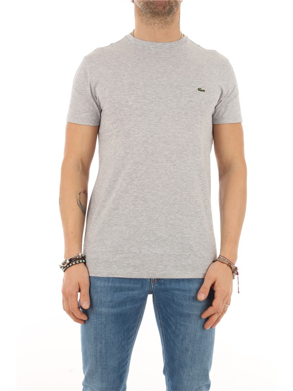 LACOSTE T-shirt Silver chine