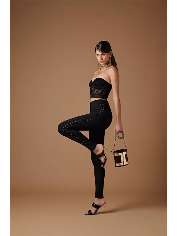 Elisabetta Franchi Pantalone Black