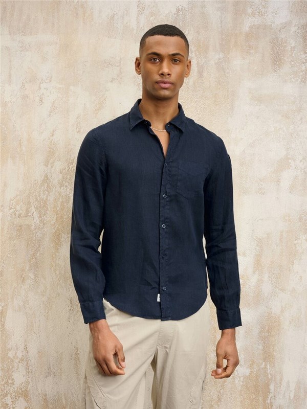 Blauer Shirt Blue