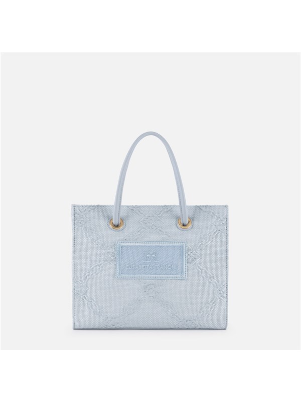 Elisabetta Franchi Borsa Tote Sky blue