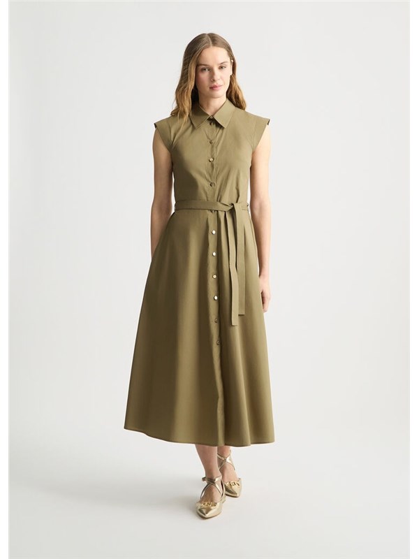 LIU  JO Abito Chemisier Green moss
