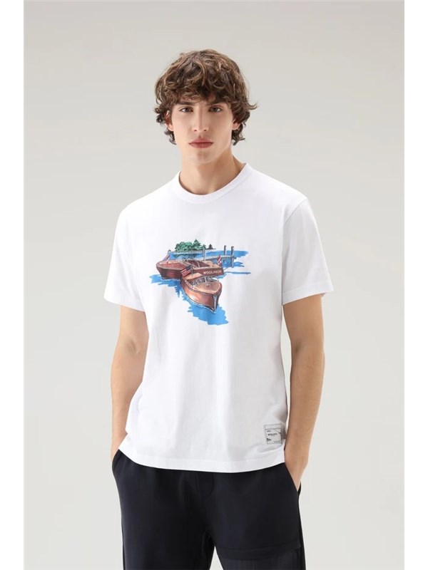 Woolrich T-shirt Bright white