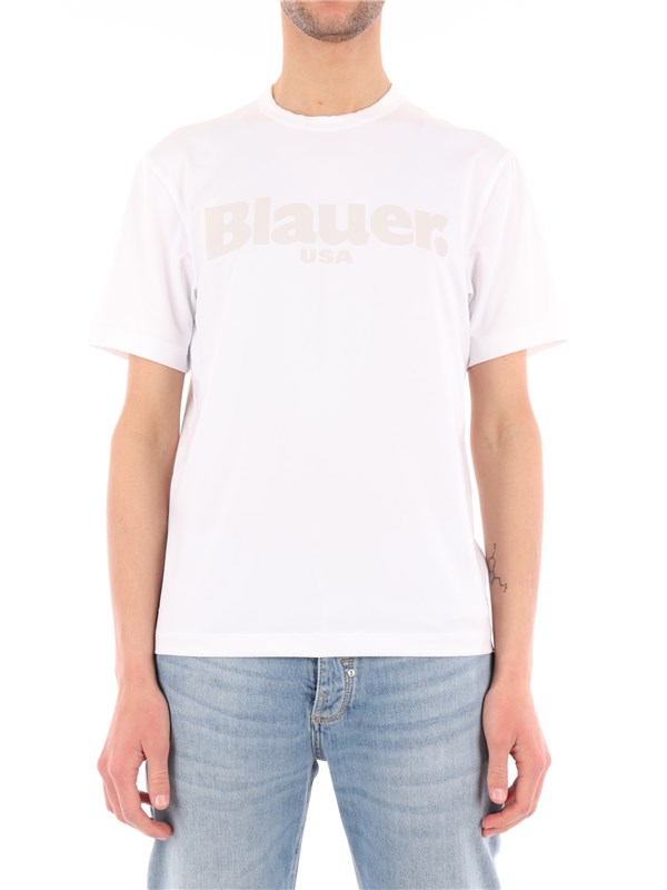 Blauer T-shirt Optical white