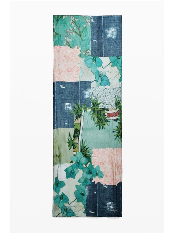 Desigual Foulard Turquesa