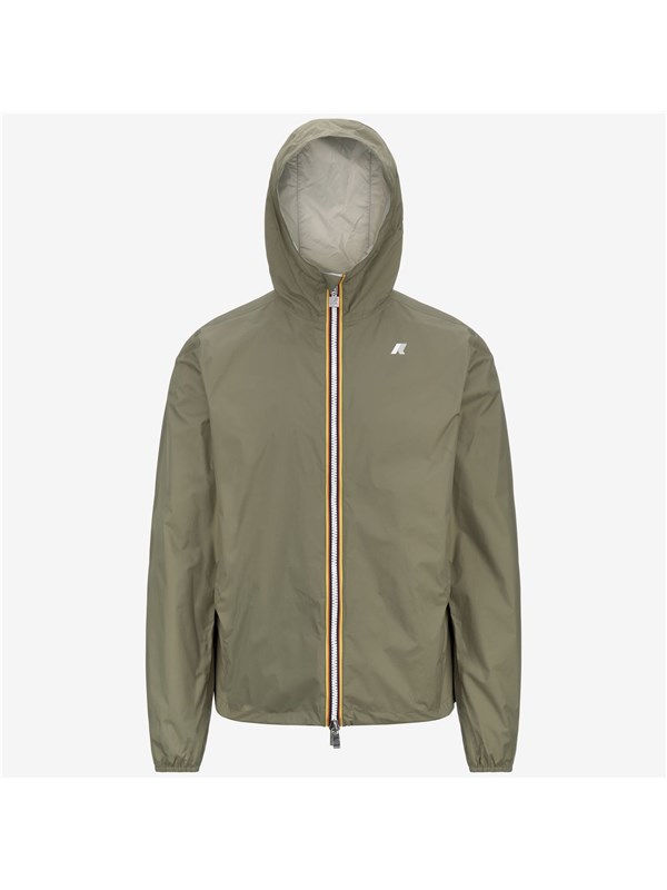 K-WAY Giacca a vento Green lichen - beige lt