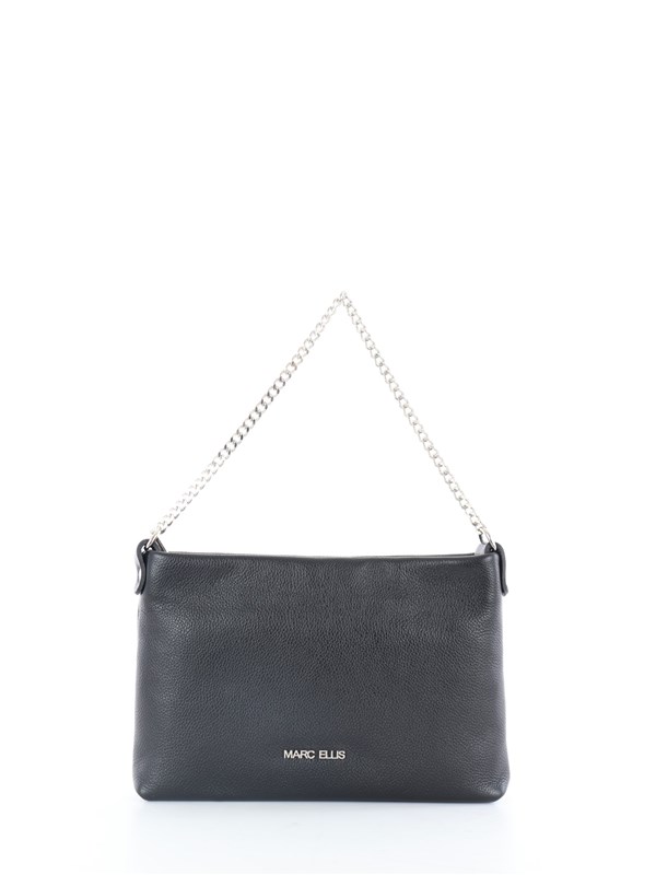 MARC ELLIS N.Y. Shoulder bag Black silver