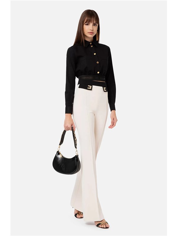 Elisabetta Franchi Pantalone Butter / Black