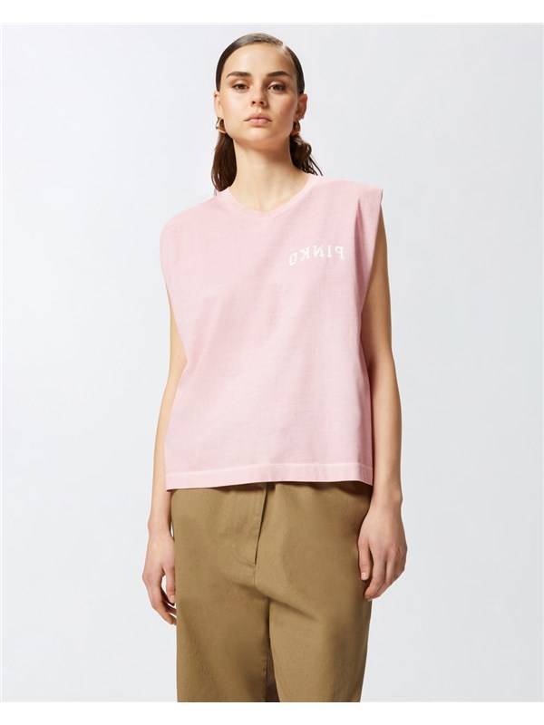 Pinko T-shirt Rossore corallo