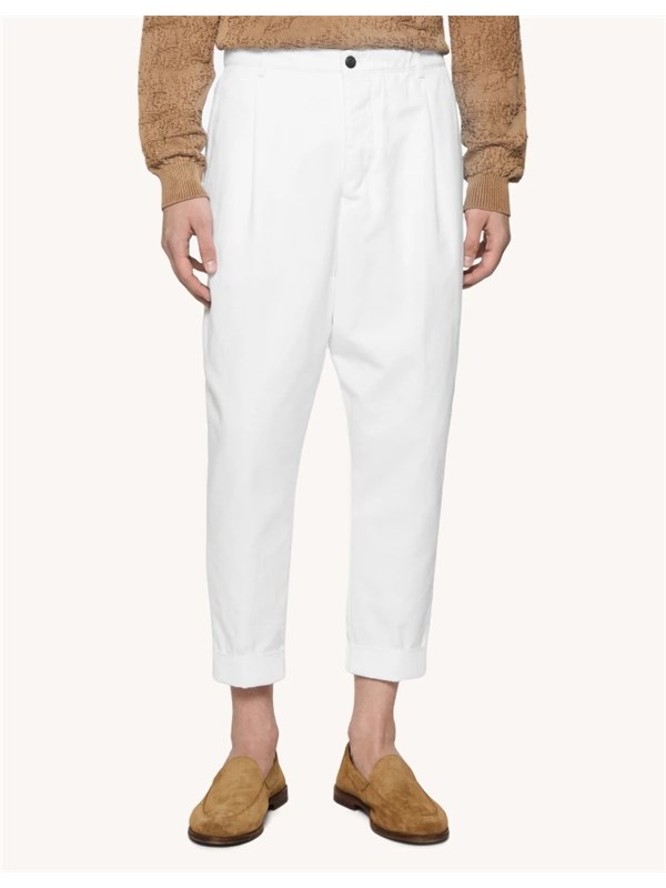 DONDUP Pantalone Bianco