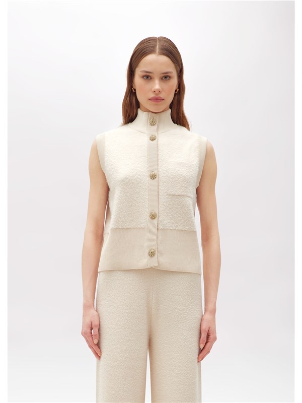 BLUGIRL Gilet Buttercream