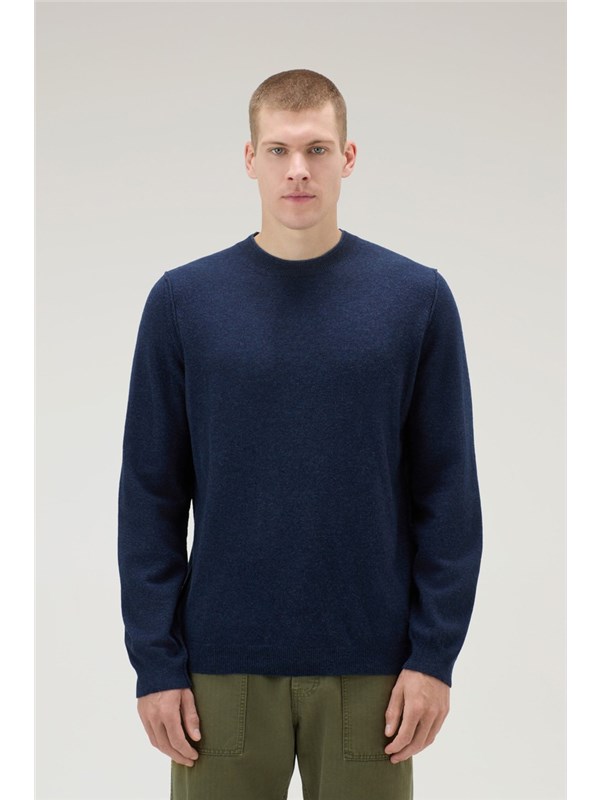 Woolrich Sweater Melton blue