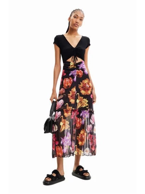 Desigual Long dress Negro