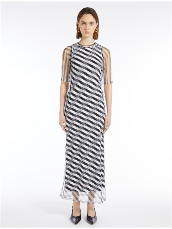 Sportmax Code Abito midi Bco des.riga