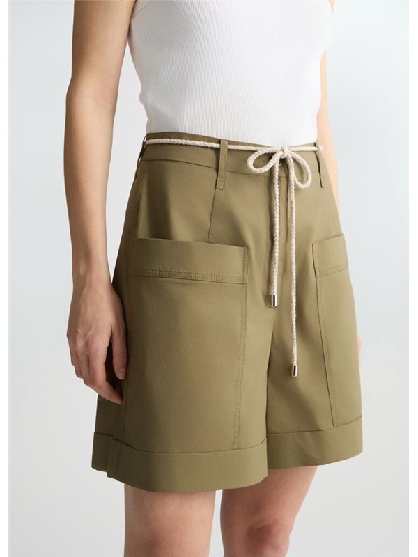 LIU  JO Shorts Green moss