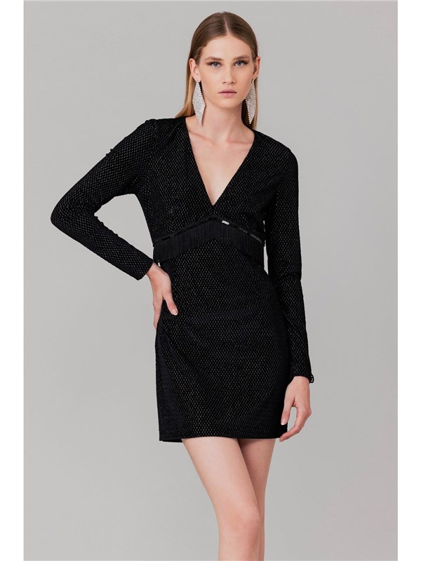 GAëLLE Short dress Black