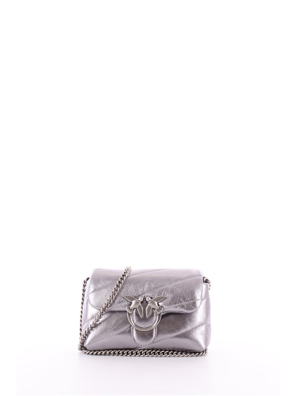 Pinko Pelletteria Shoulder bag Silver