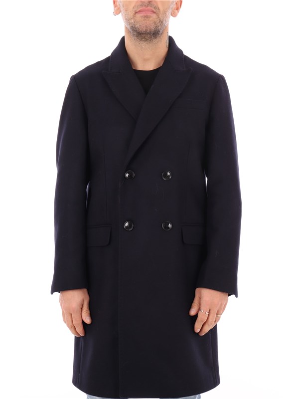 LIU  JO Overcoat Dark blue