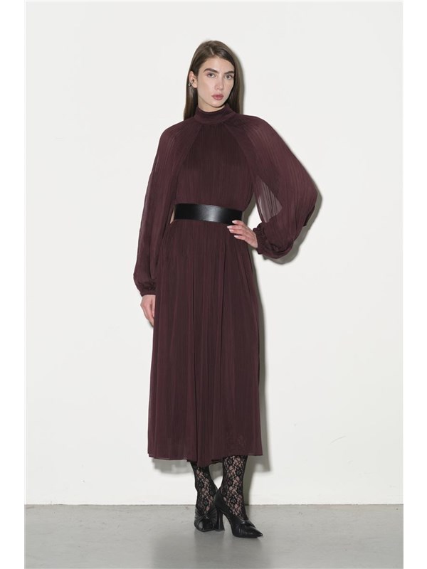 KAOS Abito lungo Bordeaux