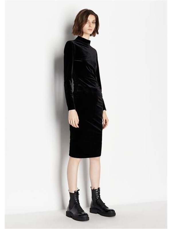Armani Exchange Midi dress Black