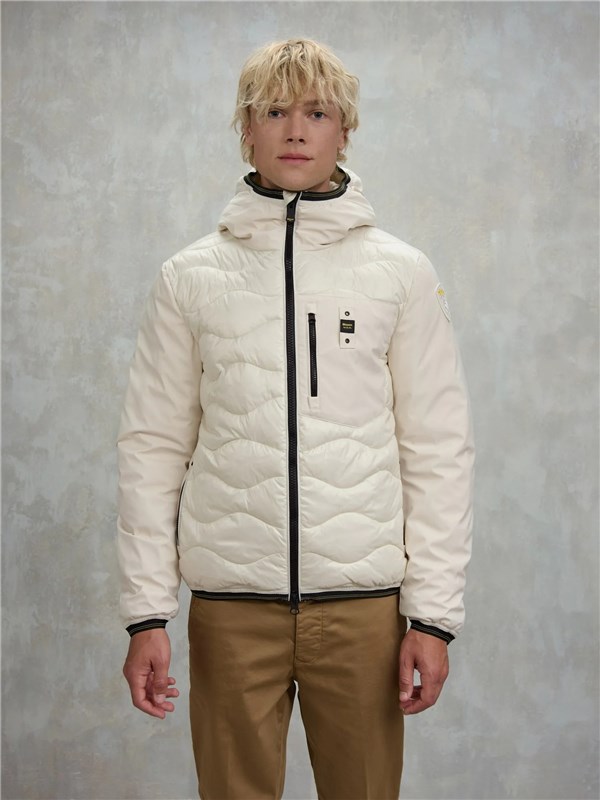 Blauer Piumino White
